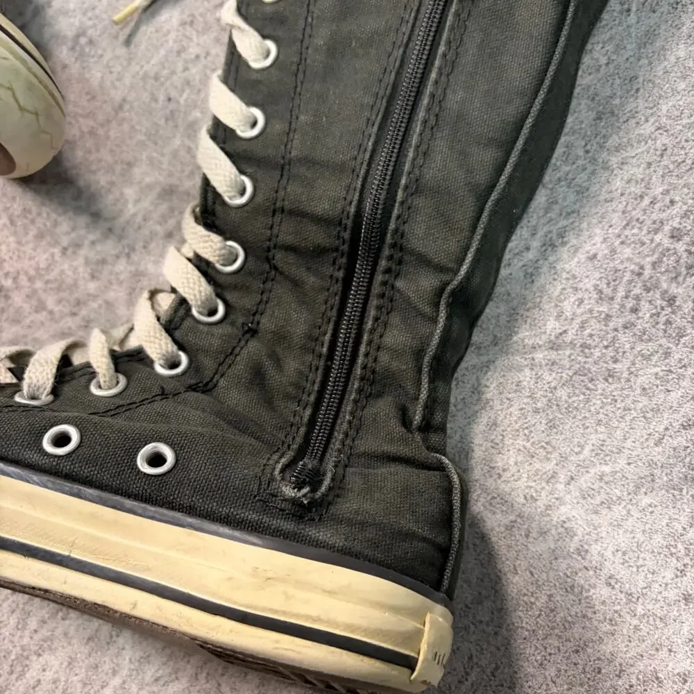 Converse All Star Kids Knee High Black Sneakers